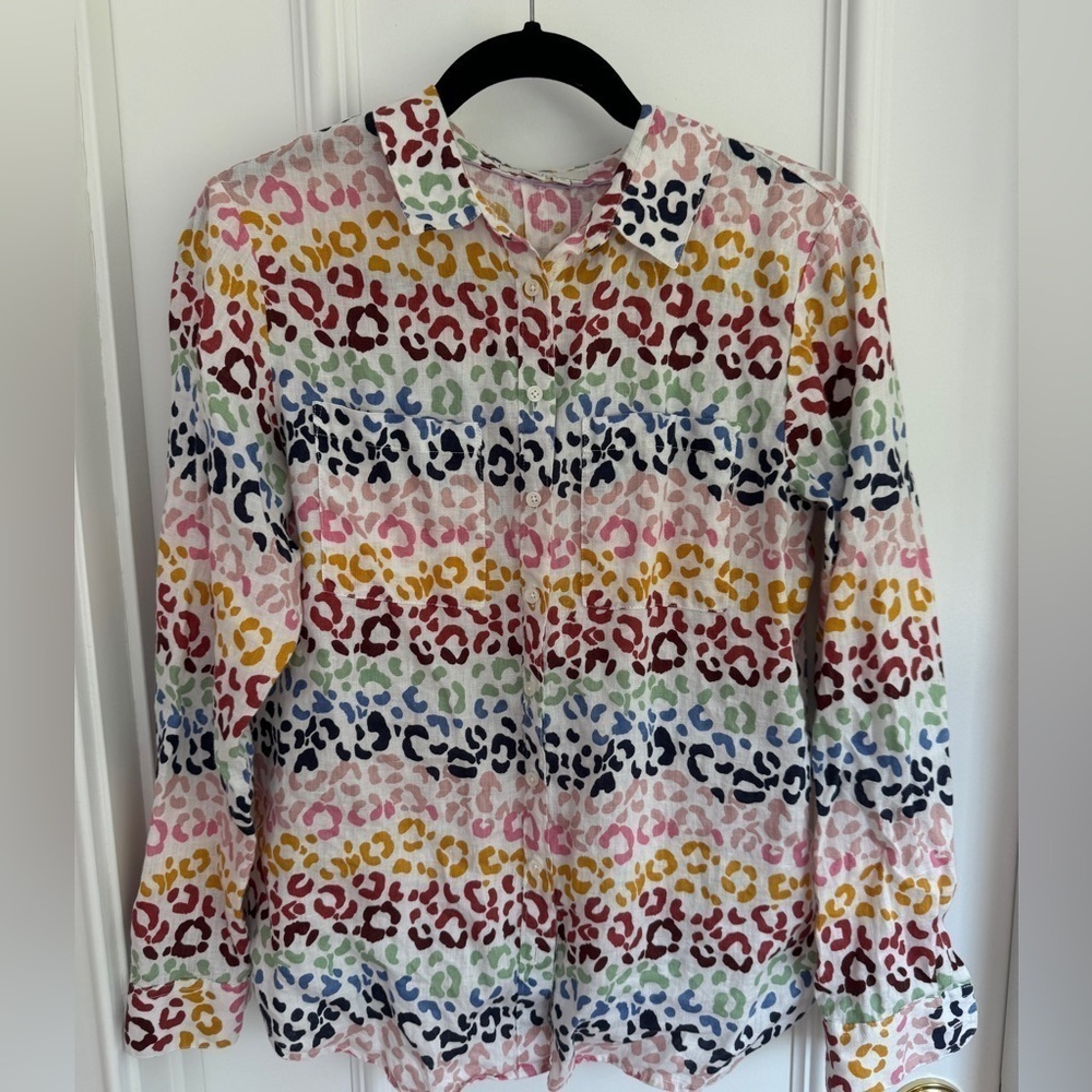 Boden Linen Sleeveless Top Size 6 Excellent Condition Women - Picture 3 of 6